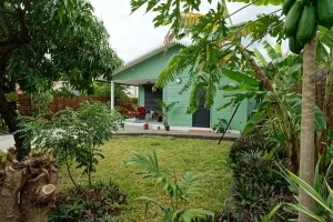 Case créole traditionnelle à La Réunion, hébergement authentique