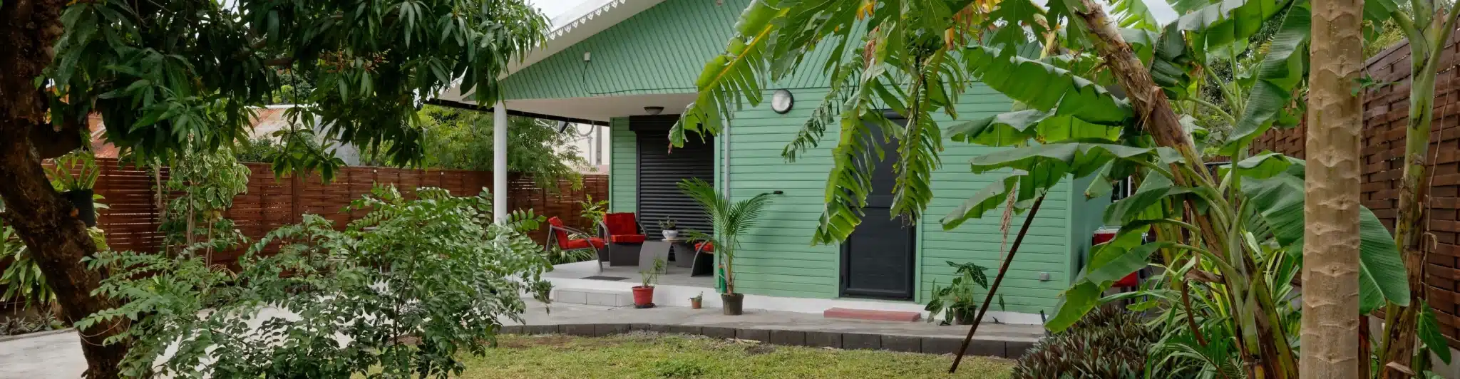 Case créole traditionnelle à La Réunion, hébergement authentique